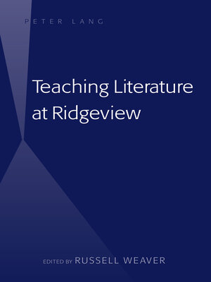 cover image of Teaching Literature at Ridgeview
